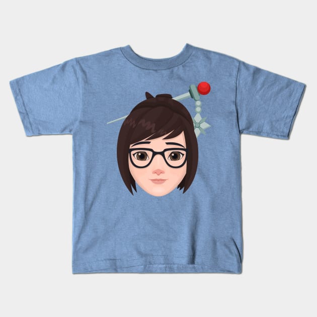 Mei minimalist Kids T-Shirt by Mellamanpel